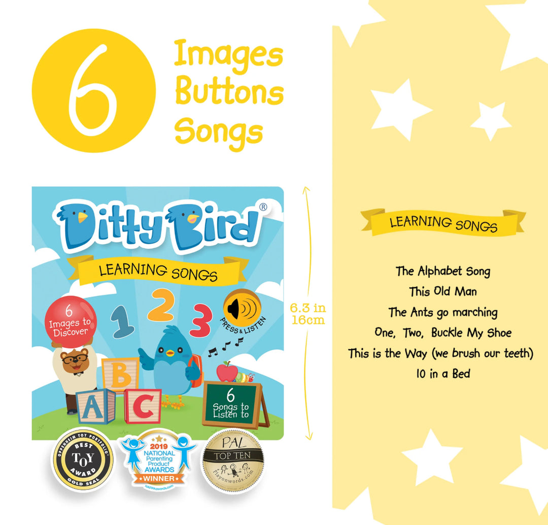 Ditty Bird NEW TITLES - Fun alphabet/Learning songs/Touch the cute animals