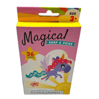 Snap and pair cards game (unicorn)